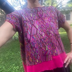 Guatemalan Handmade Heavy-weight Blouse - Huipil